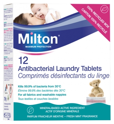 Milton Laundry Disinfectant Tablets 12 Tablets