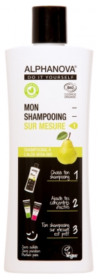 Alphanova DIY Mon Shampoing Sur Mesure A l'Aloe Vera Bio 200 ml - Parfum : Poire