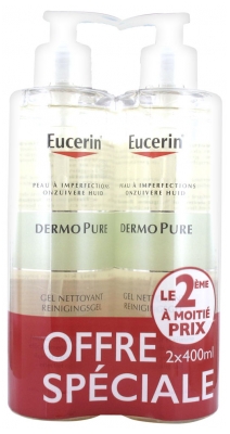 Eucerin DermoPure Cleansing Gel 2 x 400ml