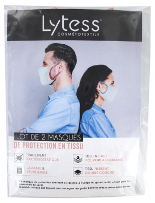 Lytess Gesichtsmaske aus Stoff 2er-Satz