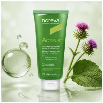 Noreva Actipur Dermo-valomasis gelis 100 ml