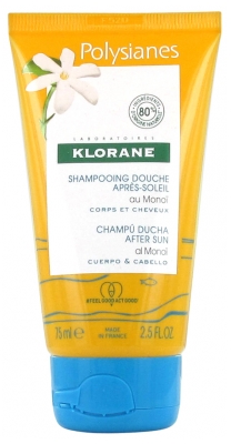 Klorane Polysianes Monoi Shower After-Sun Shampoo 75 ml