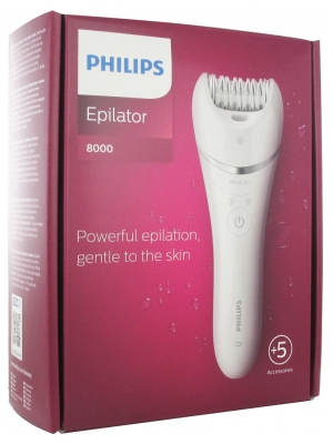 „Philips Epiliatorius 8000 BRE710“