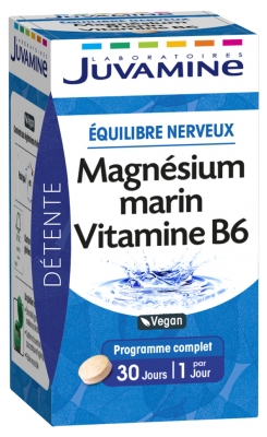 Juvamine Marine Magnesium Vitamin B6 30 Tablets