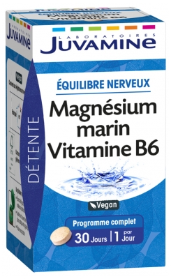 Juvamine Marine Magnesium Vitamin B6 30 Tabletek