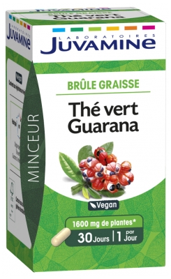 Juvamine Thé Vert Guarana 30 Gélules