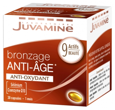Juvamine Bronzage Anti-Âge Anti-Oxydant 30 Capsules