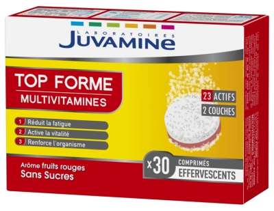 Juvamine Top Forme Multivitamines 30 Comprimés Effervescents
