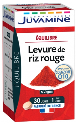 Juvamine Coenzima Q10 de Levadura de Arroz Rojo 30 Comprimidos