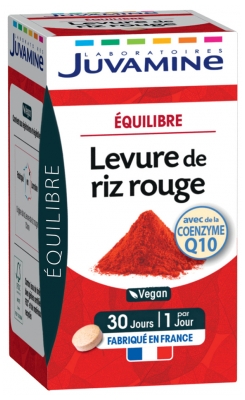 Juvamine Red Rice Yeast Coenzyme Q10 30 Tabletek