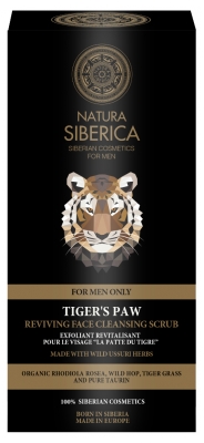 Natura Siberica Homme Exfoliant Revitalisant Visage La Patte du Tigre 150 ml