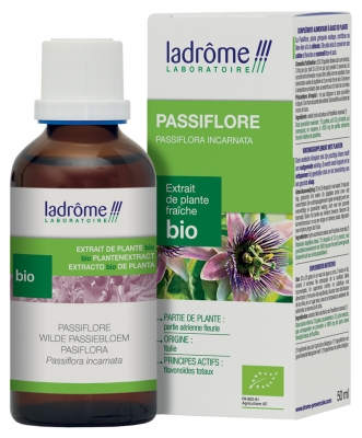 Ladrôme Ekoloģisks Svaigu Augu Ekstrakts Pasiflora 50 ml