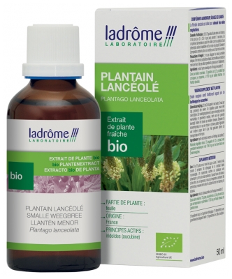 Ladrôme Frischpflanzenextrakt Organischer Wegerich Eingeführt 50 ml