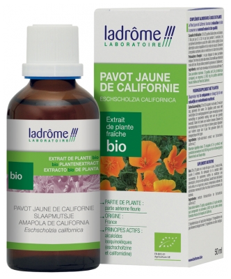 Ladrôme Extracto Orgánico de Planta Fresca California Yellow Poppy 50 ml