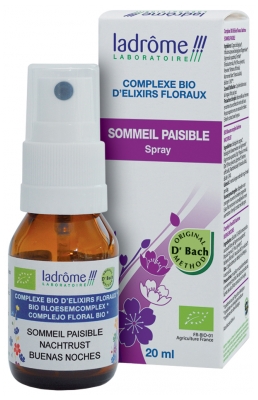 Ladrôme Complexe Bio d'Elixirs Floraux : Spray Sommeil Paisible 20 ml