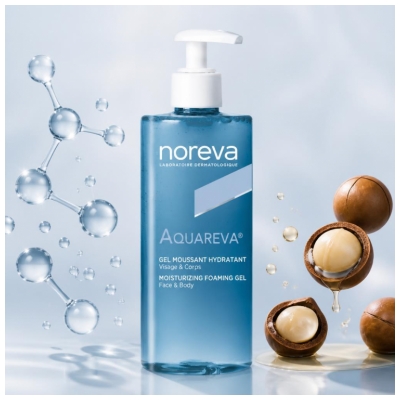 Noreva Aquareva Kosteuttava Herahtava Geeli 400 ml
