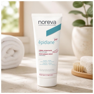 Noreva Epidiane Återfuktande Kräm 24H För Fötter och Naglar 125 ml