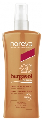 Noreva Bergasol Aurinkomaito SPF20 Vartalo & Kasvot 125 ml