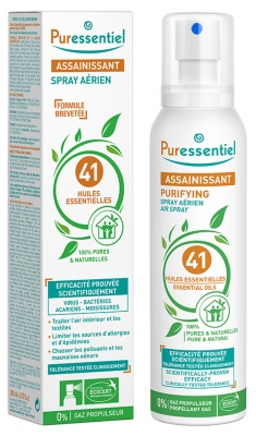 Spray Assainissant Textiles Puressentiel 150 Ml - Anti Acariens & Punaises - Naturel Et Sans Odeur