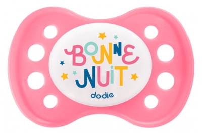 Dodie Sucette Anatomique Nuit Silicone 0-6 Mois N°A29 - Couleur : Rose