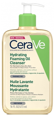 cerave lavante cleanser foaming moussante hydratante lavador 473ml hidratante cocooncenter