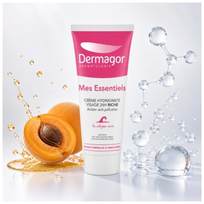 Dermagor Mes Essentiels Återfuktande Ansiktskräm 24H Rik 40 ml