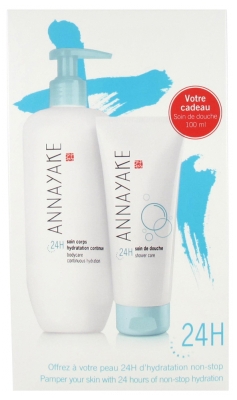 ANNAYAKE 24H Continuous Moisture Body Care 400 ml + Shower Care 100 ml Gratis