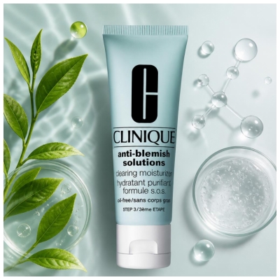 Clinique Anti-Blemish Solutions Soin Purifiant Hydratant Visage Anti-Imperfections 50 ml