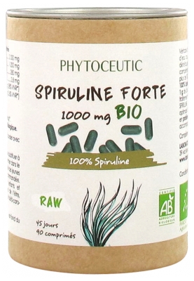 Phytoceutic Spiruline Forte 1000 mg Bio 90 Comprimés