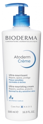 Bioderma Atoderm Fragrance-Free Ultra-Nourishing Cream 500ml