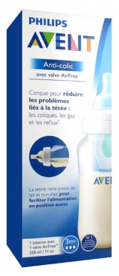 Avent Anti-Colic AirFree Valve Baby Bottle 330ml 3 Months and +