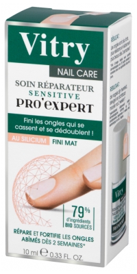 Vitry Nail Care Sensitive Pro'Expert Repairing Care With Silicium Matte Finish 10 ml