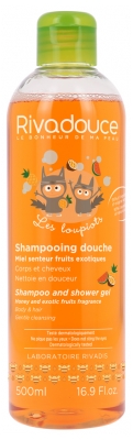 Rivadouce Les Loupiots Shampoing Douche Miel Senteur Fruits Exotiques 500 ml