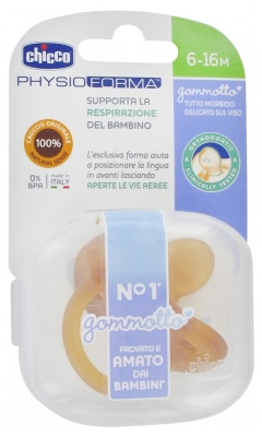 Chicco Physio Forma Gommotto Rubber Soother 6-16 Months