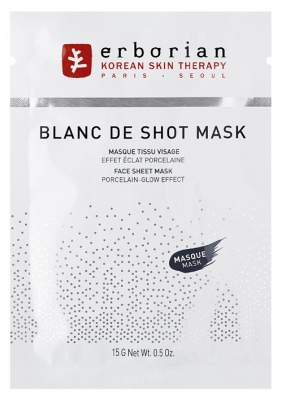 Erborian Blanc de Shot Mask Face Sheet Mask 15g