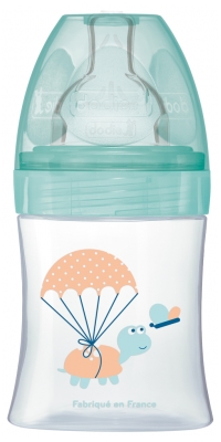 Dodie Biberon Sensation 150 Ml Debit 1 0 6 Mois Modele Vert Tortue