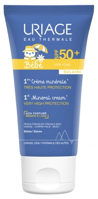 Uriage Bébé 1ère Crème Minérale SPF50+ 50 ml