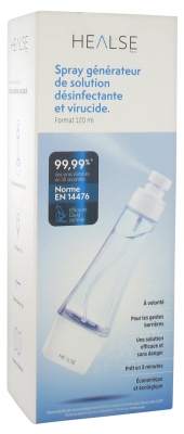 Healse Desinfectans en Virucide Oplossing Generator Spray Formaat 120 ml