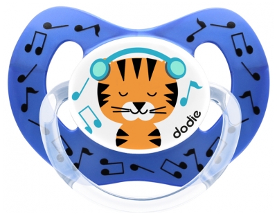 Dodie Silicone Orthodondic Soother 6 Months and + N°P35 - Model: Tiger