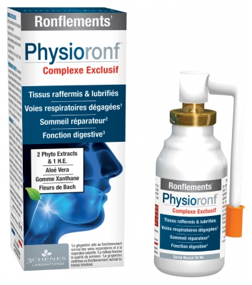 Les 3 Chênes Physioronf Ronflements Spray Buccal 20 ml