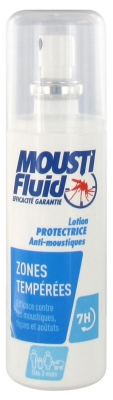 Moustifluid Beskyttende Lotion Tempererede Zoner 100 ml