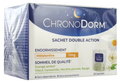 Laboratoires IPRAD ChronoDorm Melatonin 1 mg 20 Beutel