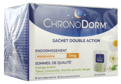 Laboratoires IPRAD ChronoDorm Melatonin 1mg 20 Sachets