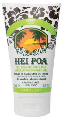 Hei Poa 2-in-1 Exfoliating Shower Gel 150ml