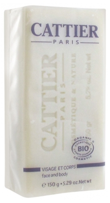Cattier Surfatty Shea Butter Gentle Vegetable Soap Organic 150g