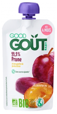 Good Goût Organic Plum From 4 Months 120g