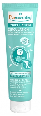Puressentiel Circulação Creme Frescor Hidratante com 17 Óleos Essenciais 100 ml