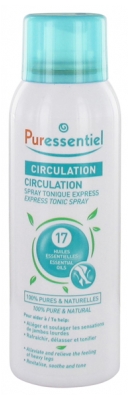 Puressentiel Circulation Spray Tonique Express aux 17 Huiles Essentielles 100 ml