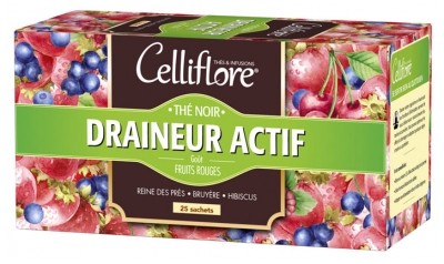 Celliflore Draineur Actif Thé Noir 25 Sachets