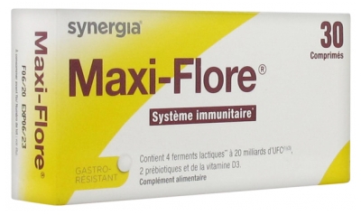 Synergia Maxi-Flore Système Immunitaire 30 Comprimés